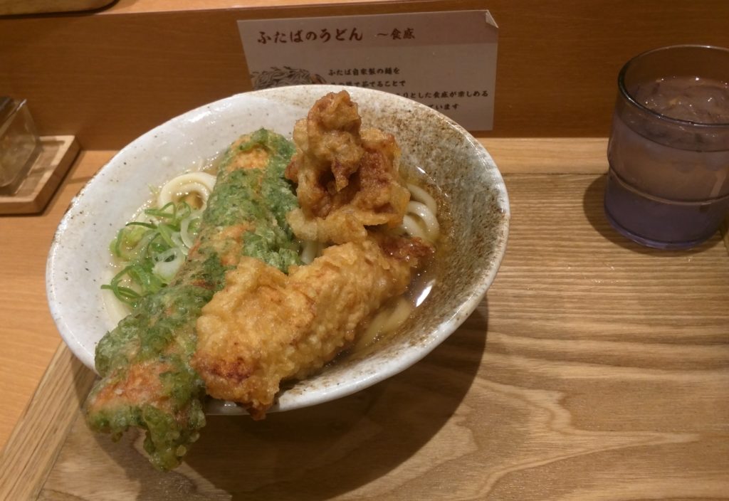 とりちくかけうどん(温)