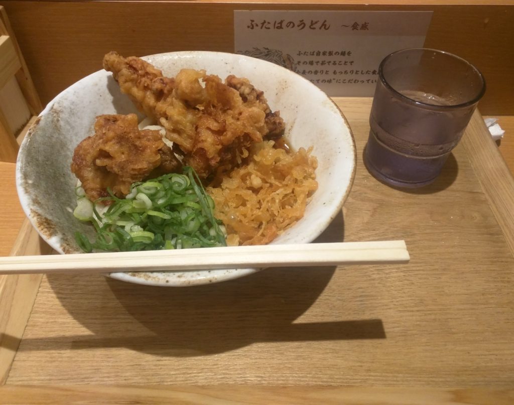 とり天ぶっかけうどん(冷)
